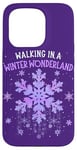 iPhone 15 Pro Walking In A Winter Wonderland Tie Dye Snowflake Christmas Case