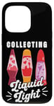 Coque pour iPhone 13 Pro Collecting Liquid Light Lampe à lave collector hippie années 70