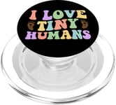 Citation « I Love Tiny Humans » PopSockets PopGrip pour MagSafe