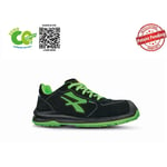 Chaussures de sécurité basses canyon uk esd S1P src - Noir/Vert 41