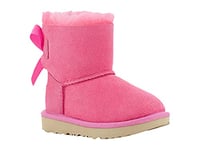 UGG Girl's Mini Bailey Bow Ii CLASSIC BOOT, Pink Rose, 9 UK