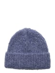 Mango Knit Beanie Lila