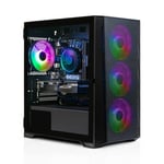 AWD-IT Air Mesh Intel Core I5 14400F Ten ARC B580 12GB Desktop PC for Gaming