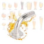 Home Beer Brewing Tap Faucet Accessories Draft Beer Tail Piece Elbow Nut Gask AS