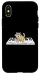 iPhone X/XS Piano Cat Kitten Pianist Keyboard Player Case