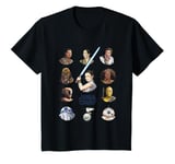 Youth Star Wars The Rise Of Skywalker Resistance Character Line Up T-Shirt