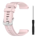 Silikonarmband för Garmin Descent G1 Garmin Fenix 7 Rosa