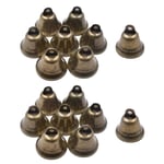 16Pcs Dog Training Doorbell brass golden sleigh bell iron copper bell Dog