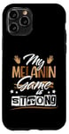 Coque pour iPhone 11 Pro Melanin Game Black Queen Afro Women Black History Month Girl