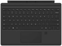 Clavier type cover pour tablette Surface Pro 7 et 7+ Microsoft avec lecteur d'empreinte Noir