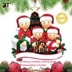 Christmas Pendant DIY Personal Family Christmas Decorations For Home Navidad Christmas Tree Hanging Ornament New Year 2024