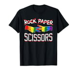 Rock Paper Scissors Lesbian LGBTQ Pride T-Shirt