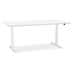 Bureau électronique Ergonomique "Kio" 180cm Blanc