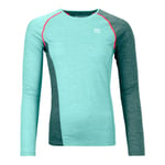 Ortovox 120 Cool Tec Fast Upward LS - T-shirt en laine mérinos femme Arctic Grey XS