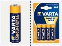 Varta Longlife Extra AA, Engångsbatteri, Alkalisk, 1,5 V, 23 g, AA/MIGNON/LR6