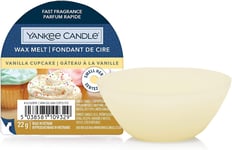 Yankee Candle Wax Melts | Vanilla Cupcake | Up to 8 Single,