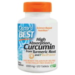 Doctor's Best High Absorption Curcumin From Turmeric Root with C3 1000mg 120 tab