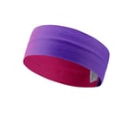 Bandeau Cheveux Sport Bandeau Cheveux Homme Bande de Sueur Bandeau La Sueur Bandes Noir Bandeau Dames Bandeaux Bandeaux Femmes La Sueur Bandes Hommes Purple & Red,1