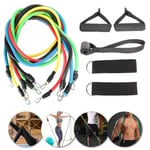 11 st Elastiska motståndsband Bodybuilding Set Fitness Träningsband Kit för Fitness Yoga Gym Workout