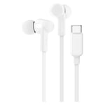 Belkin SoundForm - Écouteurs avec micro - intra-auriculaire - filaire - USB-C - isolation acoustique - blanc