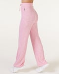 Weightless Trishia Rib Flare Pants Pink Sea - XS