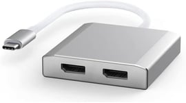 USB C à Dual DisplayPort MST Hub Type C à 2 DP Splitter Multi Stream Transport Hub,pour Windows Mac.[W440]