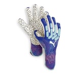 PUMA Future Ultimate NC, Gants de Gardien de But Garçons, Bluemazing-Sunset Glow-Electric Peppermint, 9-041923