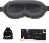 Sleep Eye Eye Mask miehille, Naiset, 3D muotoiltu kuppi nukkumisnaamari ja sidottu silmät, kovera muotoiltu yöuninaamio, estovalo, pehmeä mukavuus silmäsuoja Cov