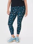 Sweaty Betty x Merrell Cargo Leggings, Blue Brushstroke