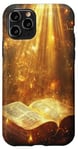 iPhone 11 Pro Catholicism Open Bible Rays Spiritual Divine Case