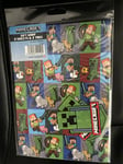 Lego Wrapping Paper Minecraft Characters Gift Wrap Official Licensed Product new