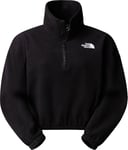 The North Face Women's 100 Glacier Half Zip Fleece TNF Black, M