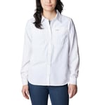 Columbia Women's Silver Ridge 3.0 EUR Long Sleeve Long Sleeve Shirt, White, Size XS