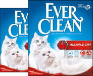 Multiple Cat kattsand 2-pack - 2 x 10 L