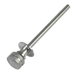 Amig - Locking Pin for Windows Made of Wood or Aluminium | Mod.40 | Suitable for Securing Blinds | Safety Lock Made of Chrome-Plated zamak | Dimensions: Diameter 30 x 152 mm