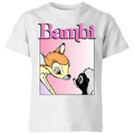 Disney Bambi Nice To Meet You Kids' T-Shirt - White - 3-4 ans