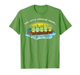 Five Little Speckled Frog unique Nursery Rhyme Green T-shirt T-Shirt