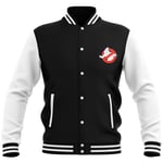 Ghostbusters EST. 1984 Embroidered Varsity Jacket - Black/White - XXL