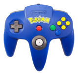 N64 - Nintendo 64 - Controller - Pokémon Edition Blue/Yellow Used