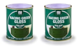 2x 151 Wood Metal Interior Exterior Non-Drip Gloss Paint 300ml - Racing Green