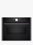 Neff N90 C24MT73G0B Built In Electric Compact Oven with Microwave, Grey Graphite