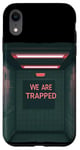 Coque pour iPhone XR Costume amusant « We are Trapped Speech »