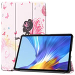HoYiXi Case for Huawei MatePad 10.4-inch 2020 PU Leather Ultra Slim Case Tri-fold Smart Cover with Stand Function Tablet Shell for Huawei MatePad 10.4（BAH3-AL00/BAH3-W09）-girl