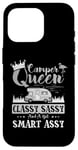 Coque pour iPhone 16 Pro Camping-car Queen Classy Sassy Smart Assy Fun Camping