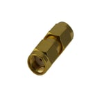 RP-SMA Male to RP-SMA Male Adaptor WiFi Cable Barrel Nickel/Gold Plated