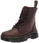 Dr. Martens 8 Boot Eye, Rangers Mixte, Dark Brown Crazy Horse, 39 EU