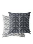 Orla Kiely Small Linear Stem Cushion - Cool Grey