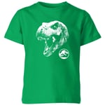 Jurassic Park T Rex Kids' T-Shirt - Green - 7-8 Years - Green