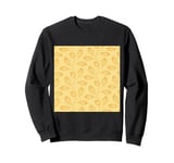 Climbing Vine Leaves In Burned Beige On Ecru Sweatshirt