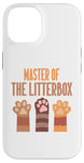 Coque pour iPhone 14 Le père du chat Master of the Litterbox